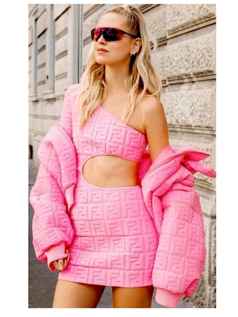 NWT Fendi x Nicki Minaj capsule collection pink dress 40 4 $2,200